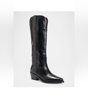 Partlow “Selena” calf leather black boots